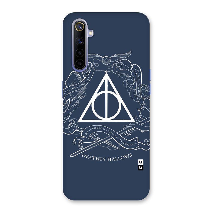 Triangle Blue Back Case for Realme 6