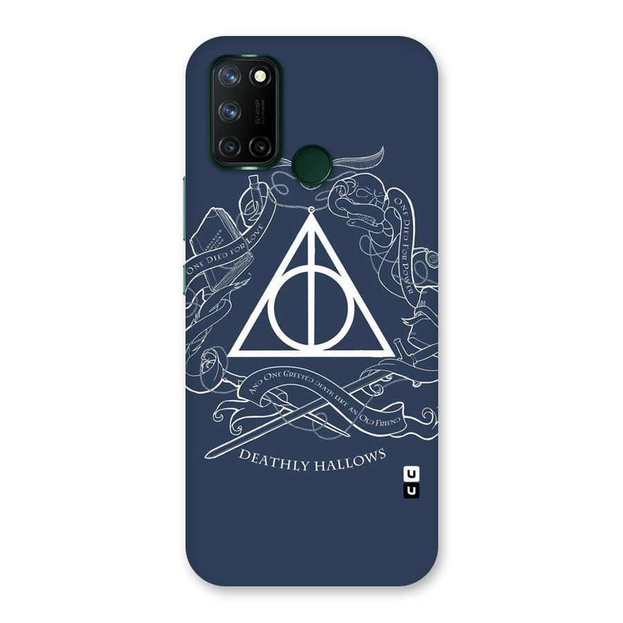 Triangle Blue Back Case for Realme 7i