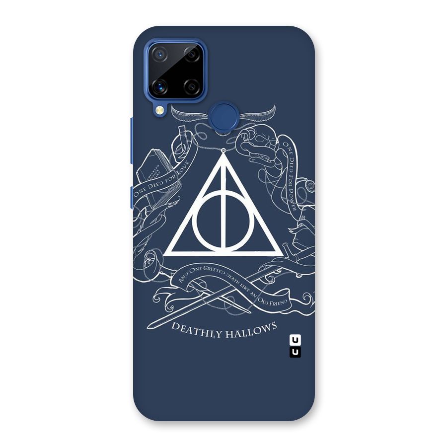 Triangle Blue Back Case for Realme C15
