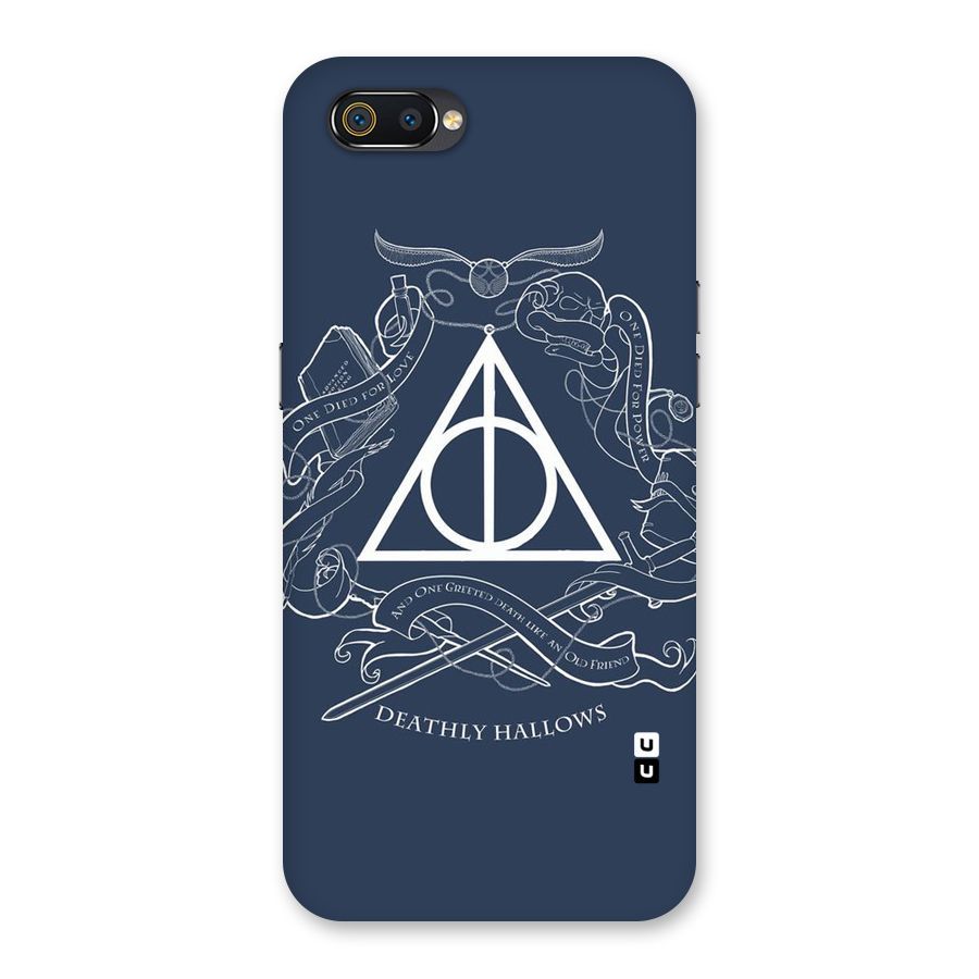Triangle Blue Back Case for Realme C2
