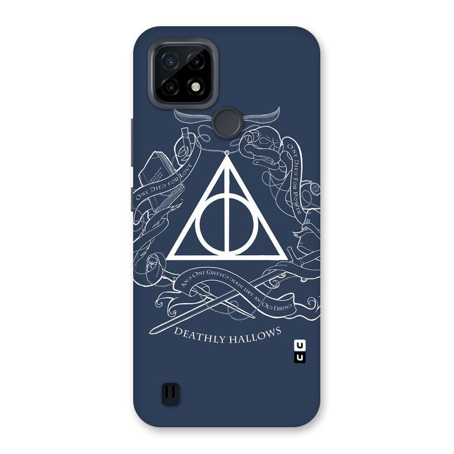 Triangle Blue Back Case for Realme C21