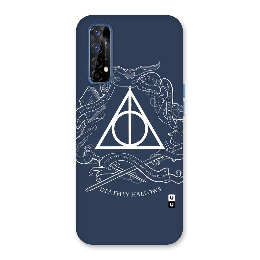 Triangle Blue Back Case for Realme Narzo 20 Pro