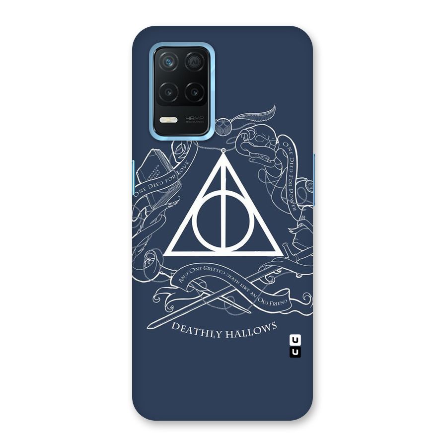 Triangle Blue Back Case for Realme Narzo 30 5G