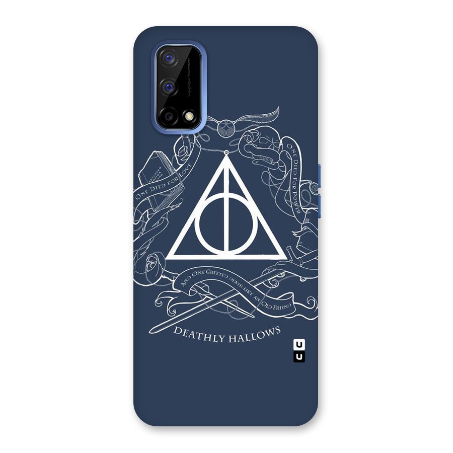 Triangle Blue Back Case for Realme Narzo 30 Pro