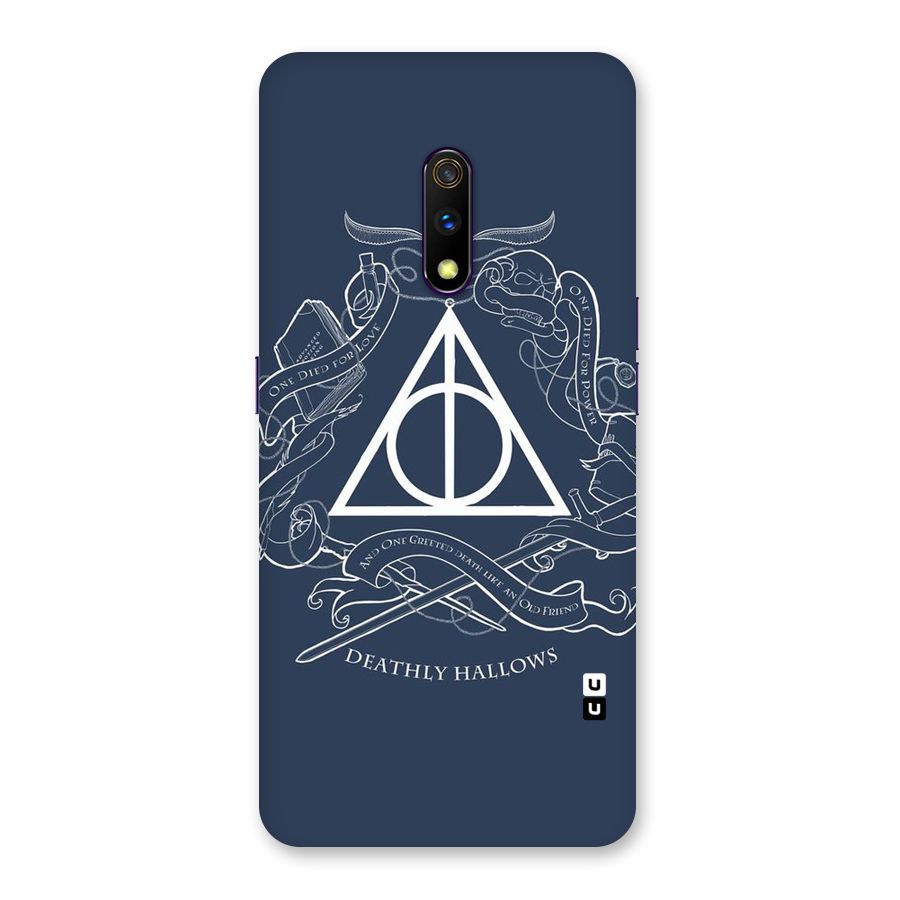 Triangle Blue Back Case for Realme X