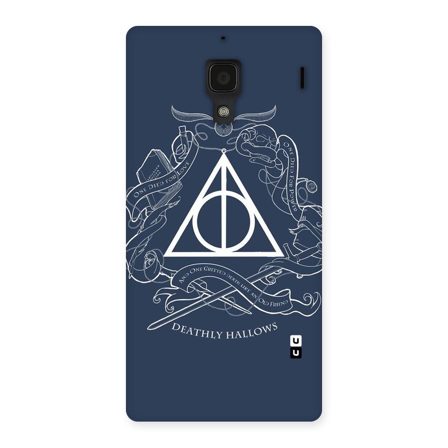 Triangle Blue Back Case for Redmi 1S