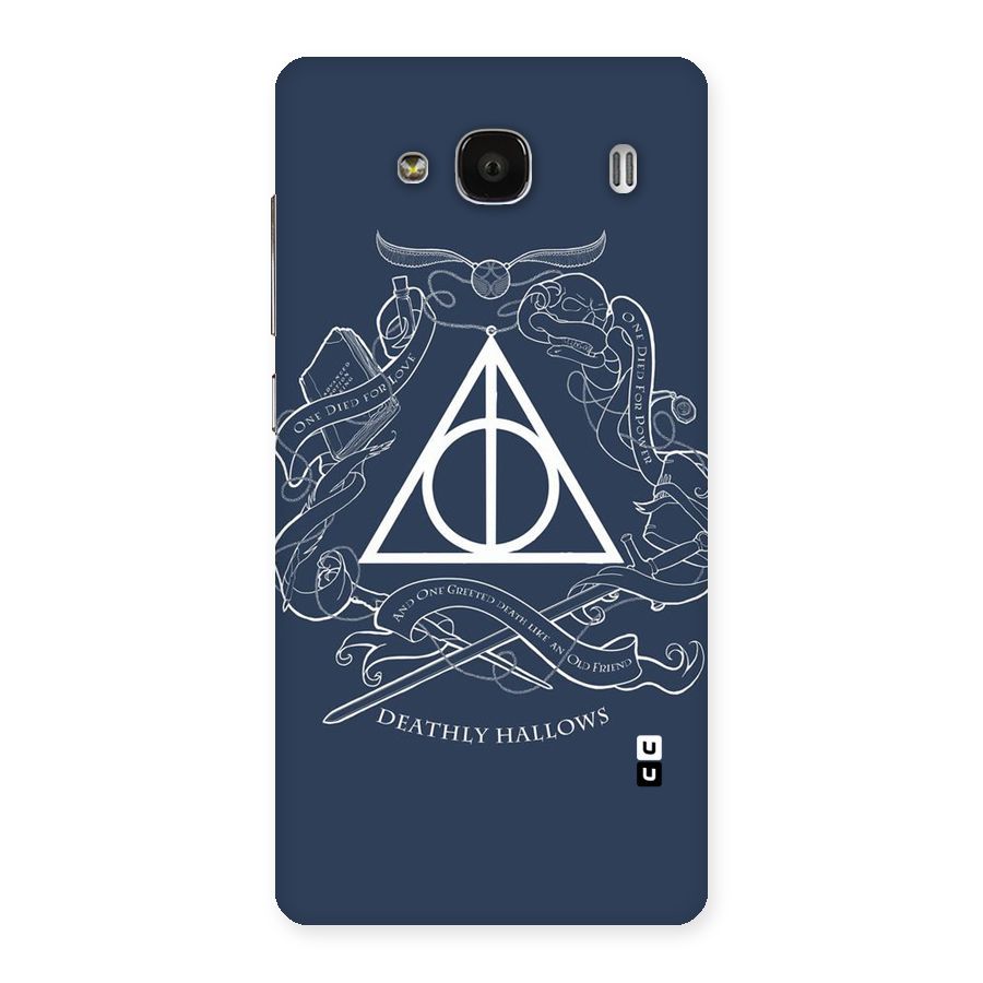 Triangle Blue Back Case for Redmi 2s