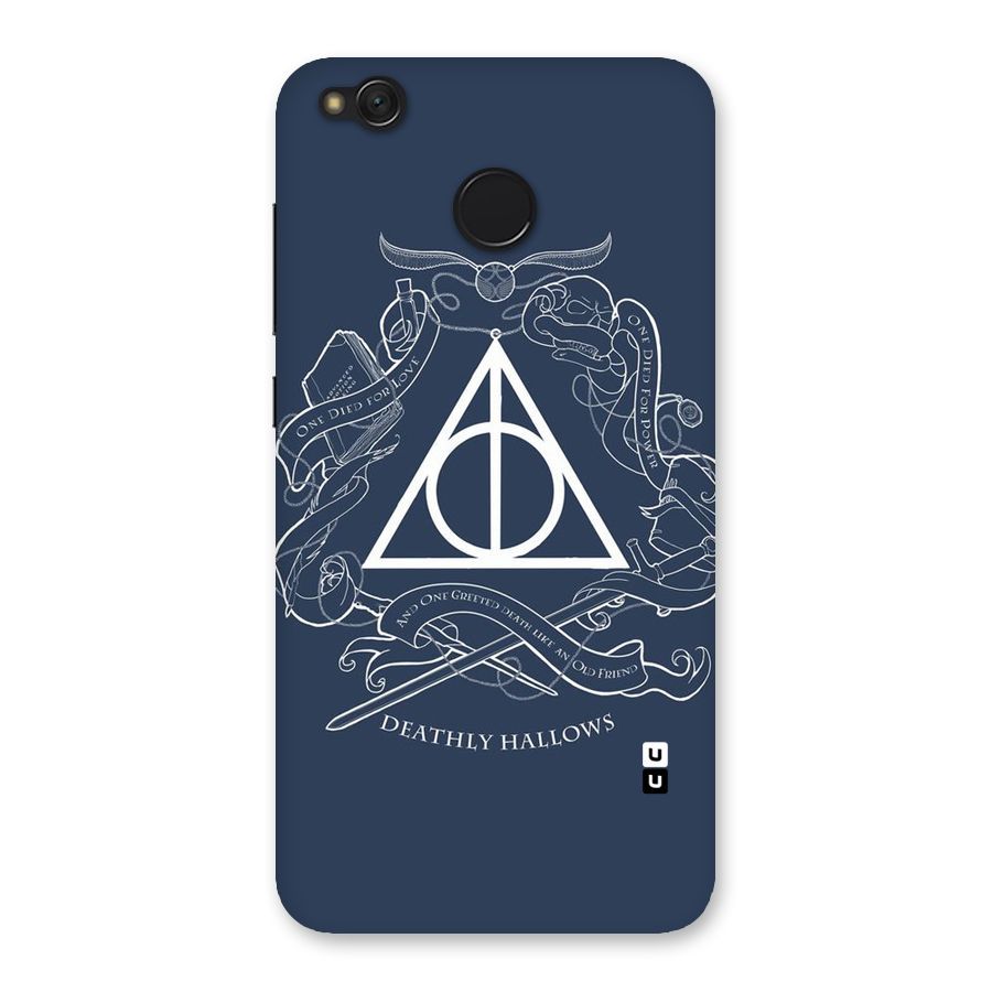 Triangle Blue Back Case for Redmi 4