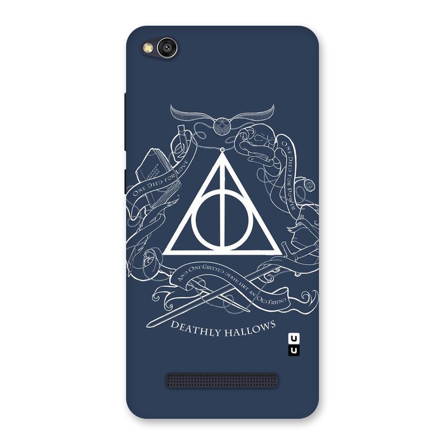 Triangle Blue Back Case for Redmi 4A