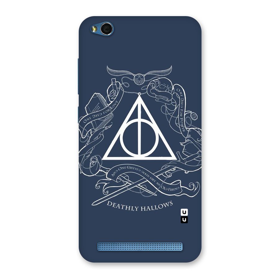 Triangle Blue Back Case for Redmi 5A