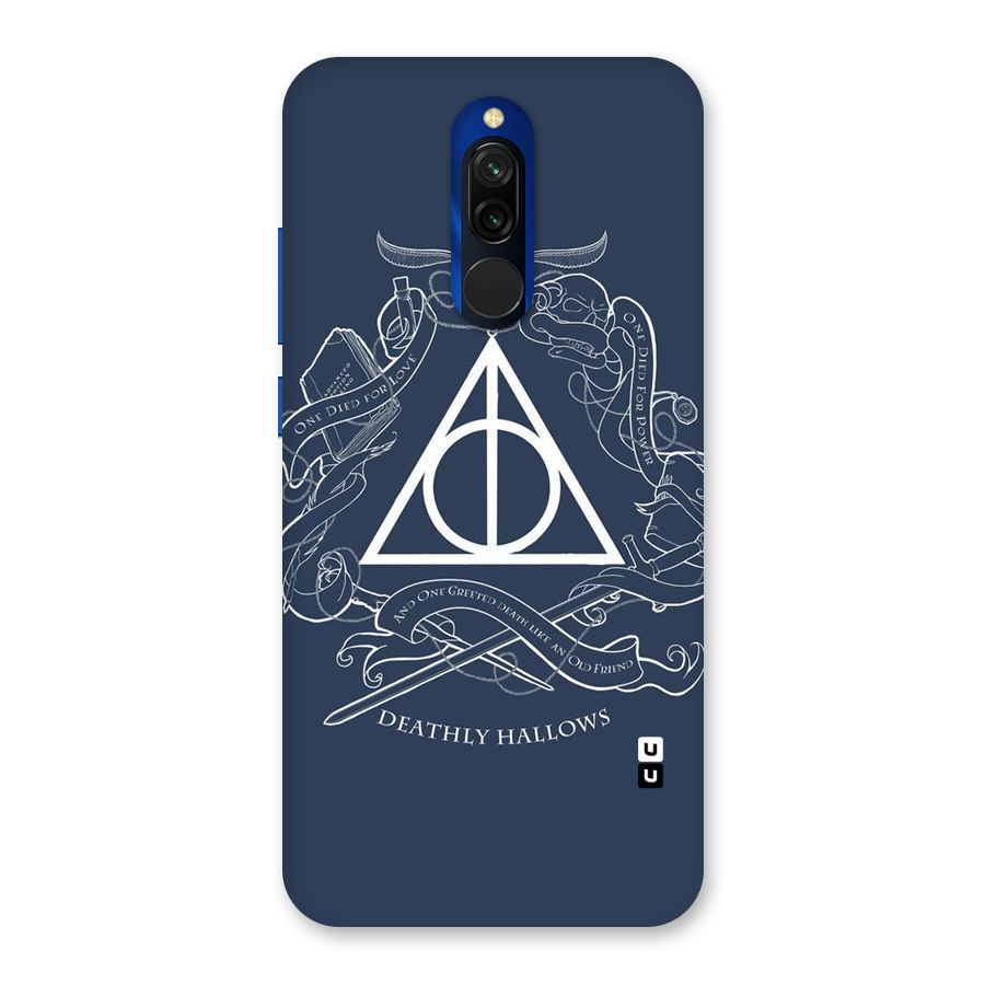 Triangle Blue Back Case for Redmi 8