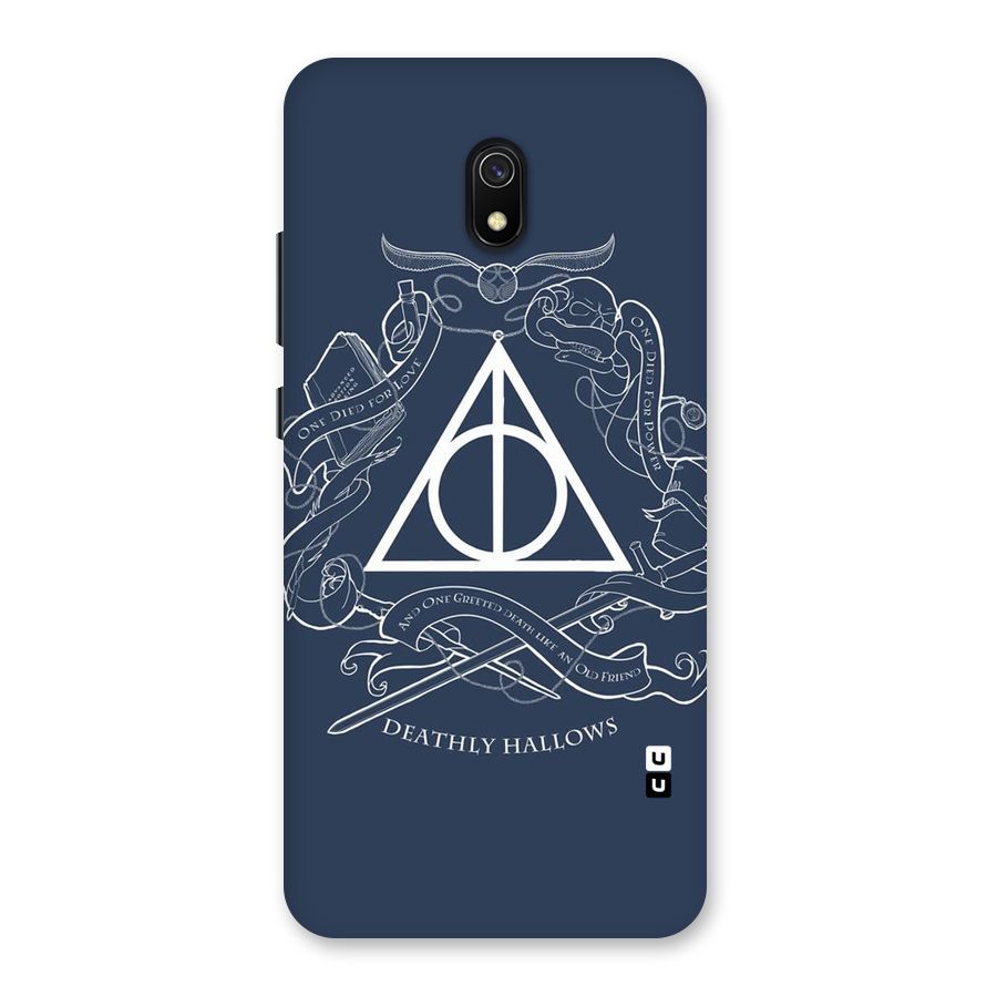 Triangle Blue Back Case for Redmi 8A