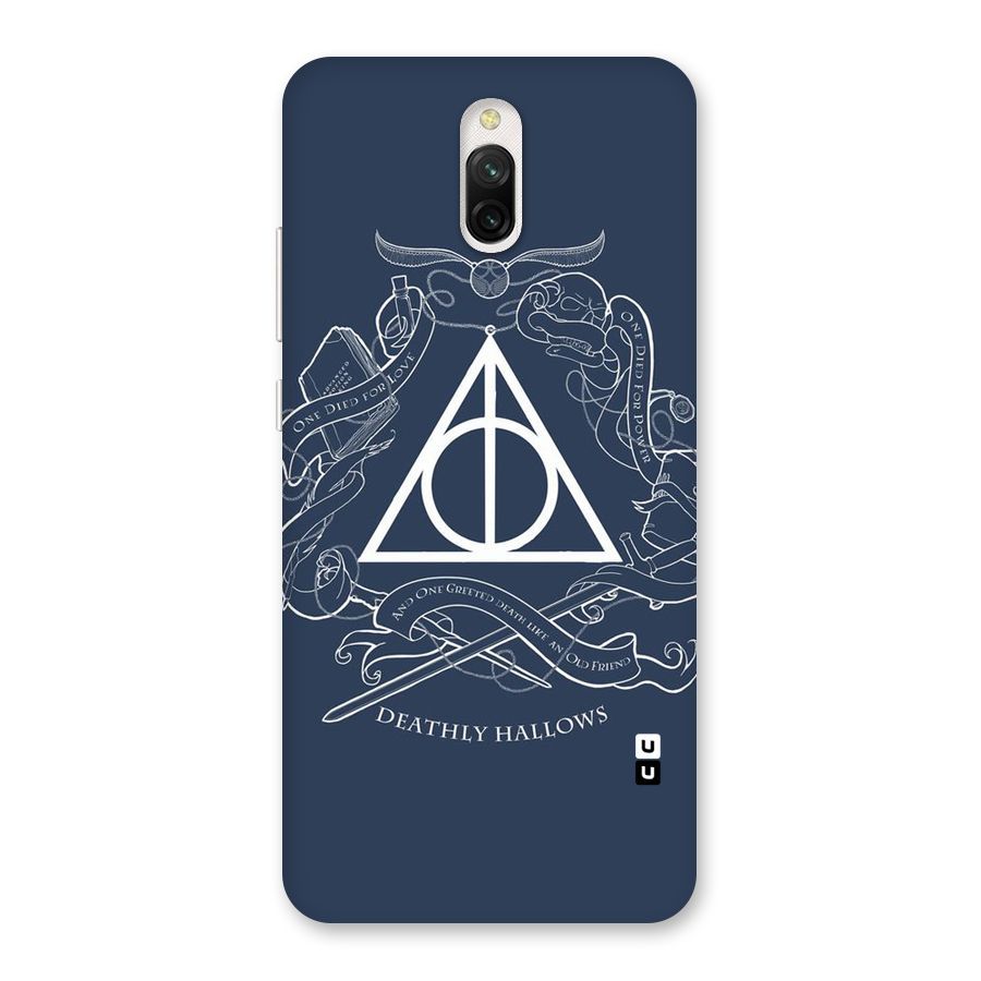 Triangle Blue Back Case for Redmi 8A Dual