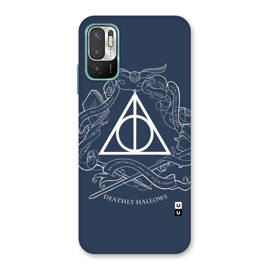 Triangle Blue Back Case for Redmi Note 10T 5G