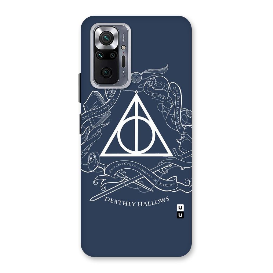 Triangle Blue Back Case for Redmi Note 10 Pro Max