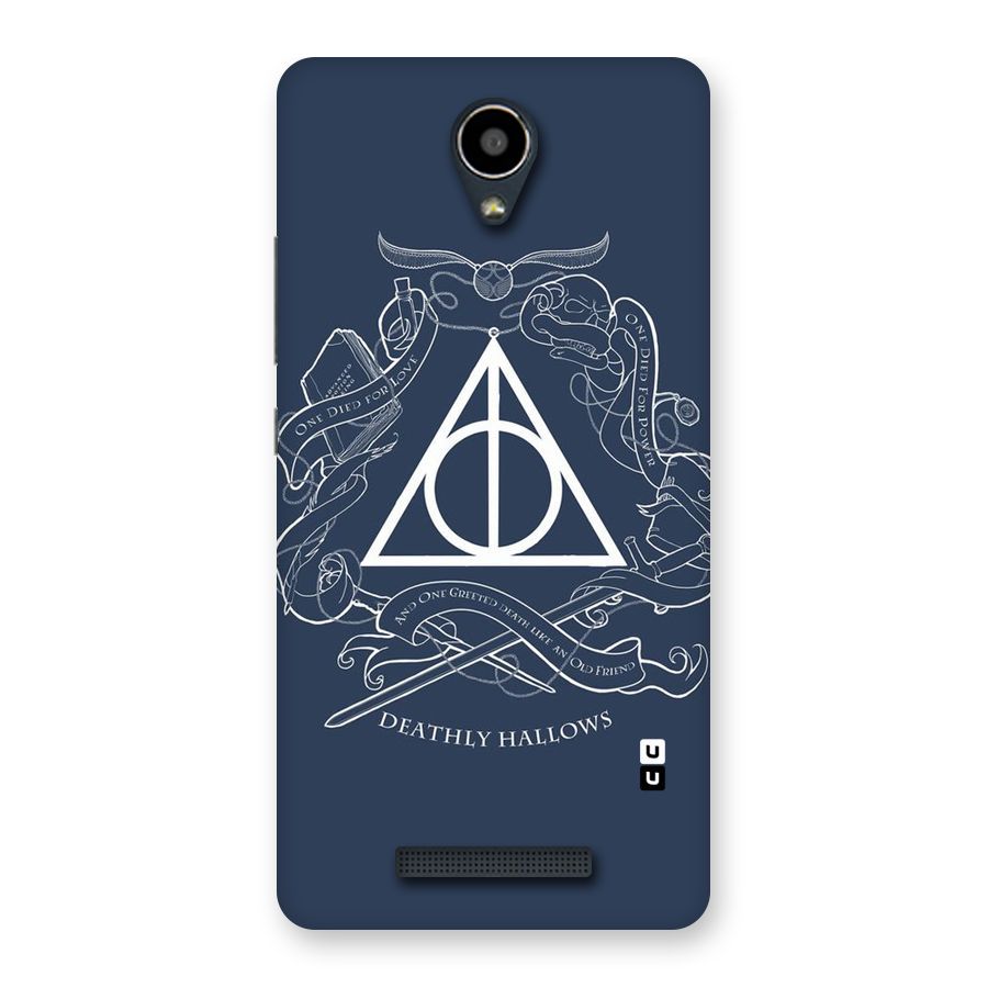 Triangle Blue Back Case for Redmi Note 2