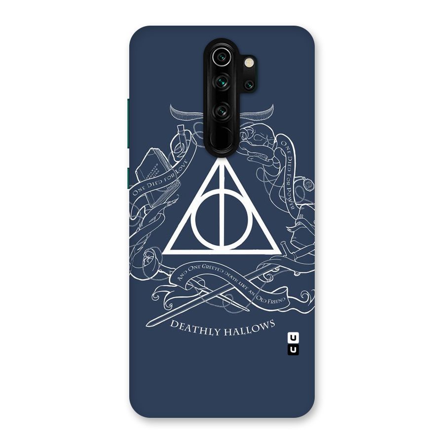 Triangle Blue Back Case for Redmi Note 8 Pro