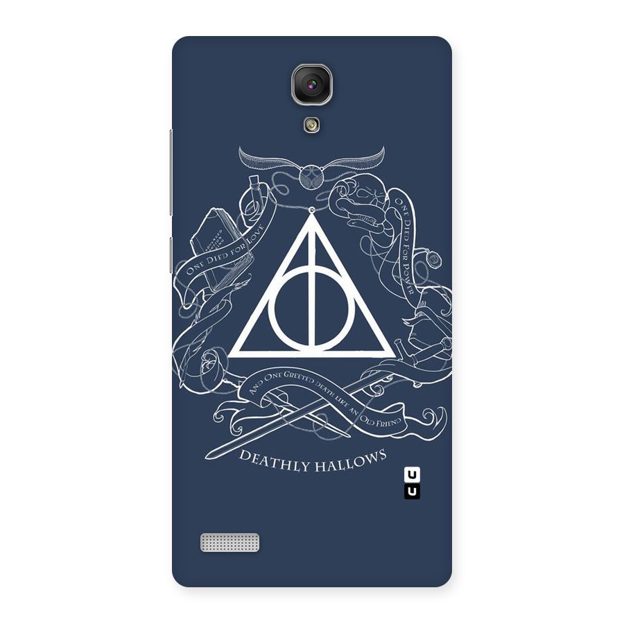 Triangle Blue Back Case for Redmi Note Prime