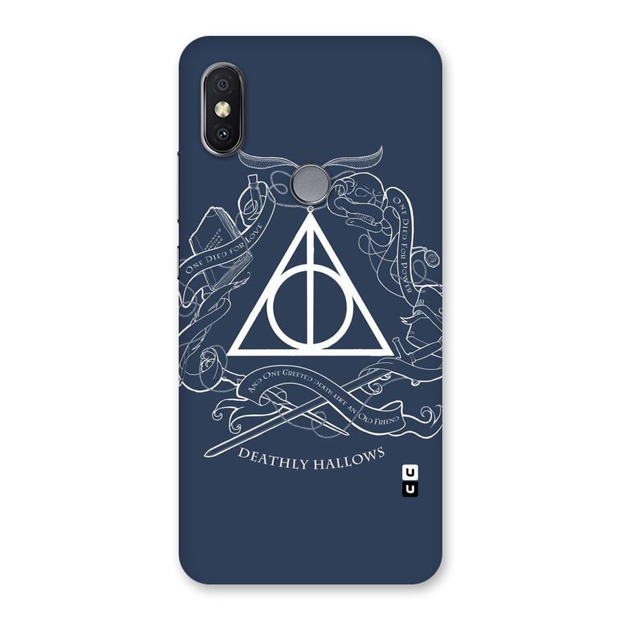 Triangle Blue Back Case for Redmi Y2