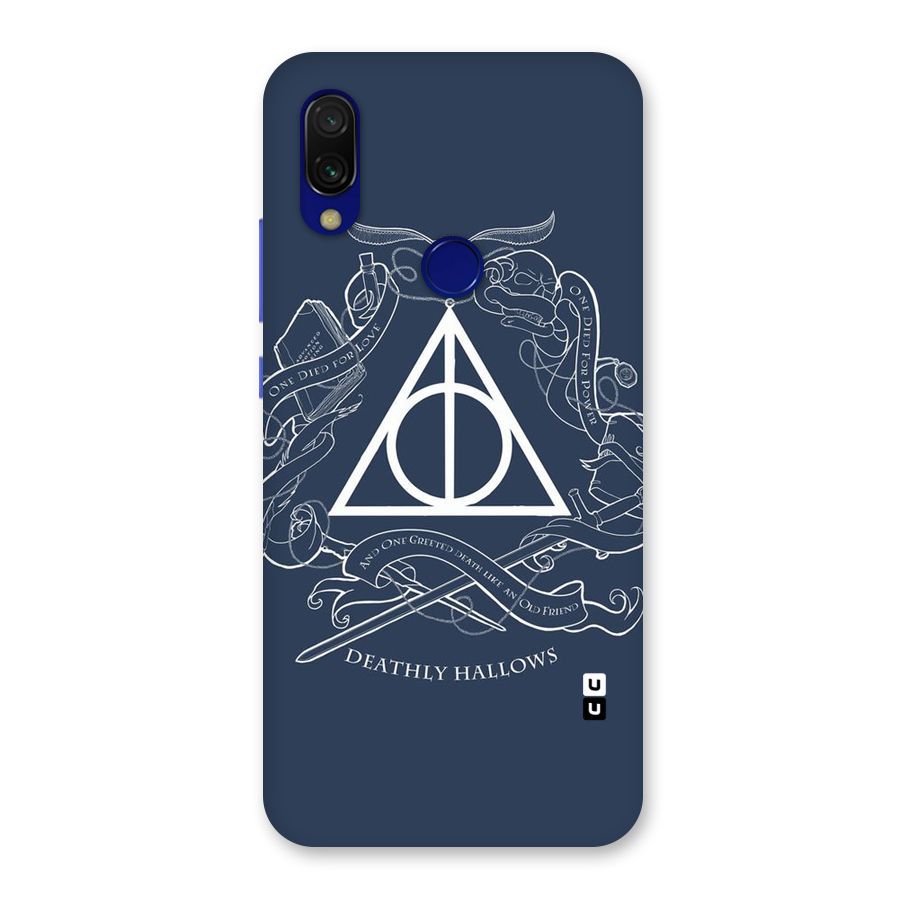Triangle Blue Back Case for Redmi Y3