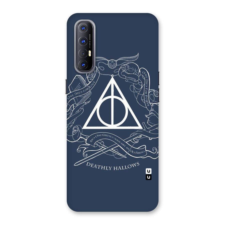 Triangle Blue Back Case for Reno3 Pro
