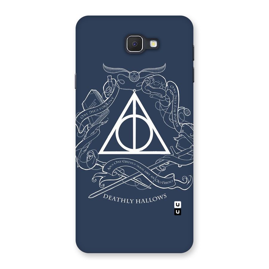 Triangle Blue Back Case for Samsung Galaxy J7 Prime