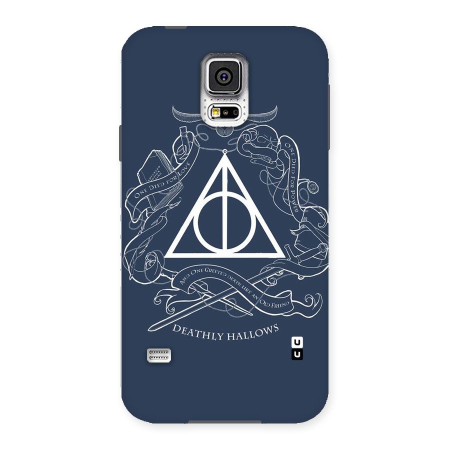 Triangle Blue Back Case for Samsung Galaxy S5