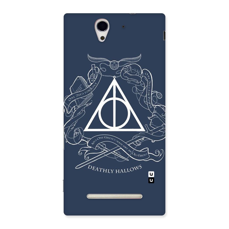 Triangle Blue Back Case for Sony Xperia C3