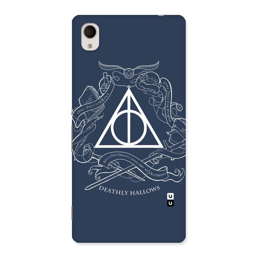 Triangle Blue Back Case for Sony Xperia M4