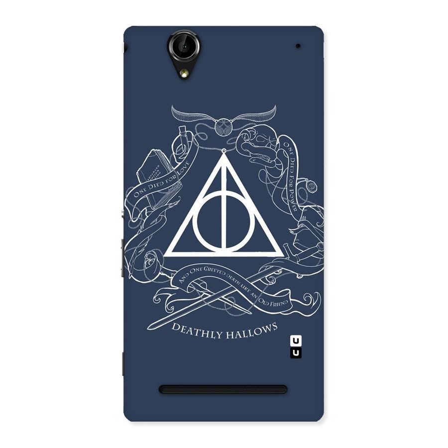 Triangle Blue Back Case for Sony Xperia T2