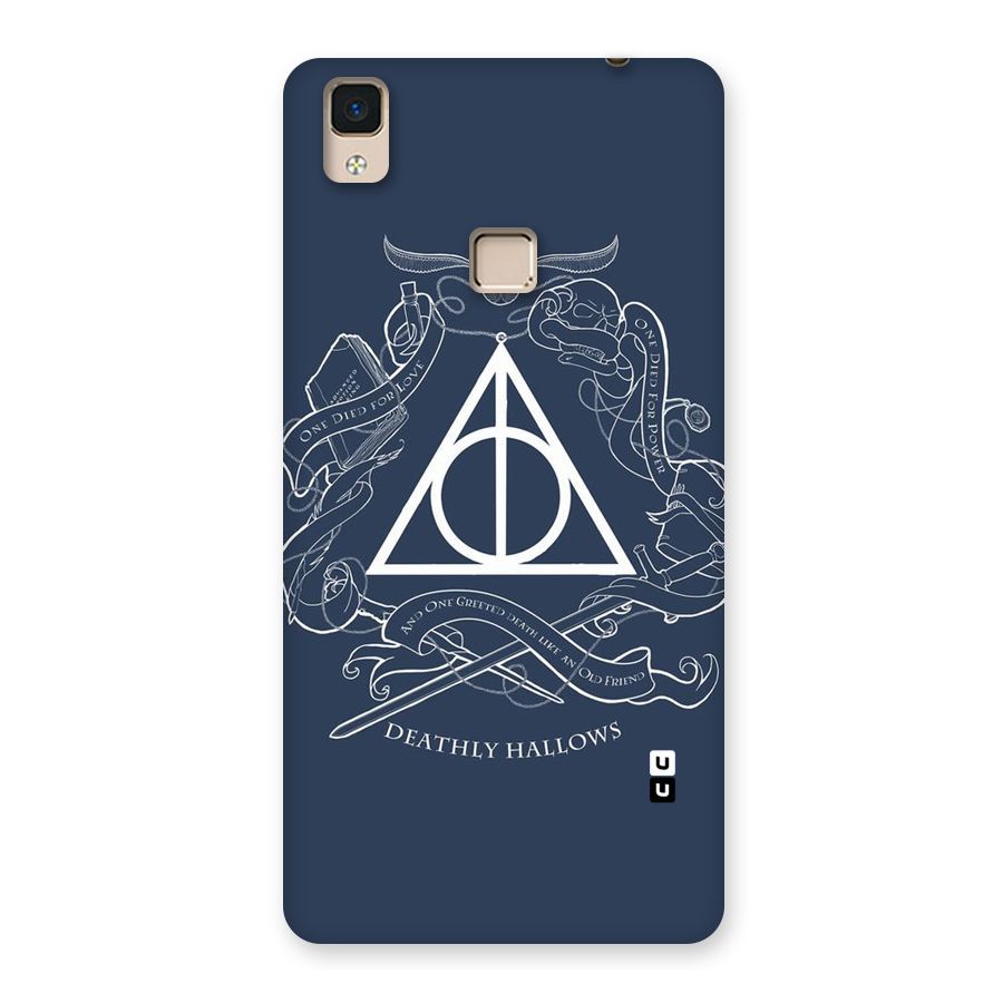 Triangle Blue Back Case for V3 Max