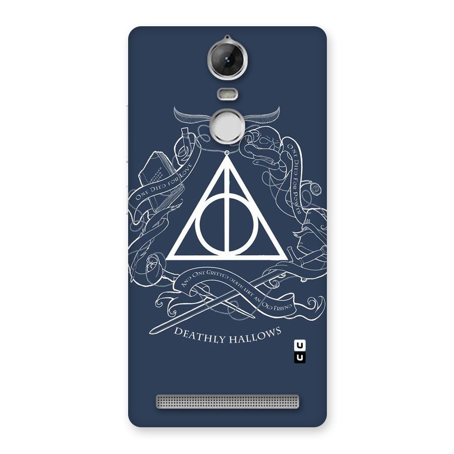 Triangle Blue Back Case for Vibe K5 Note