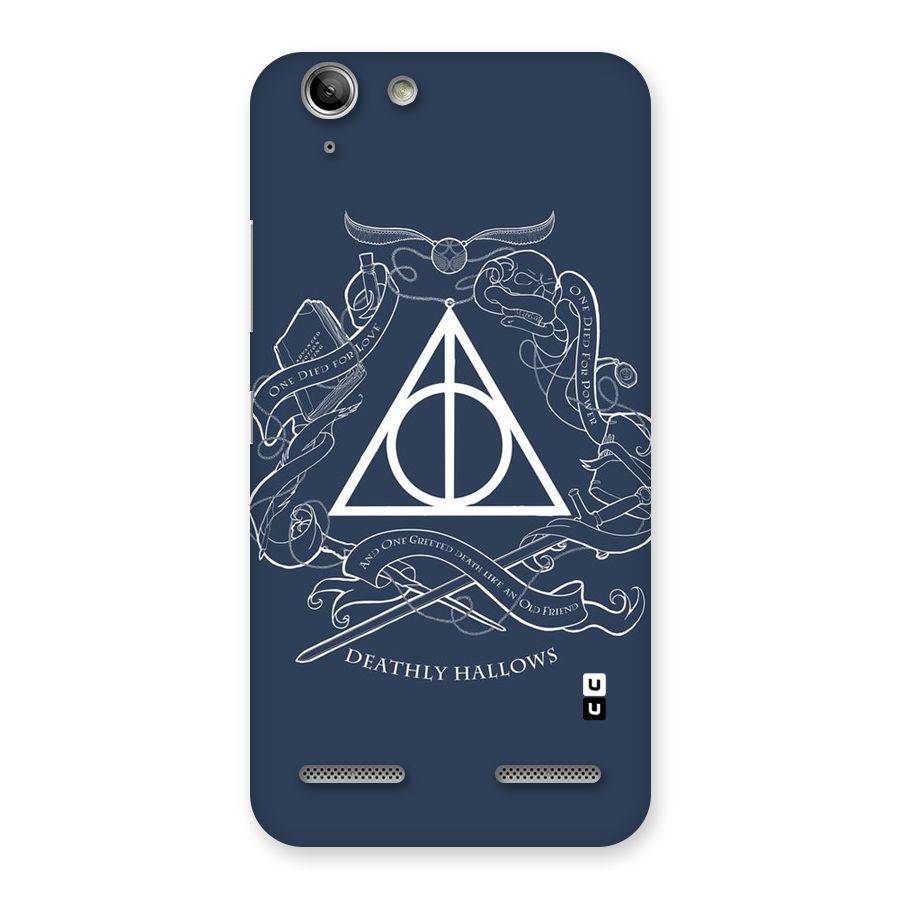 Triangle Blue Back Case for Vibe K5 Plus