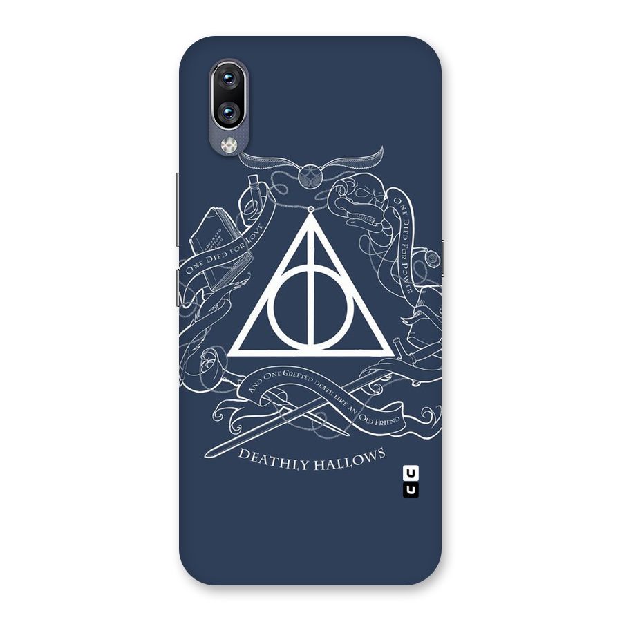 Triangle Blue Back Case for Vivo NEX