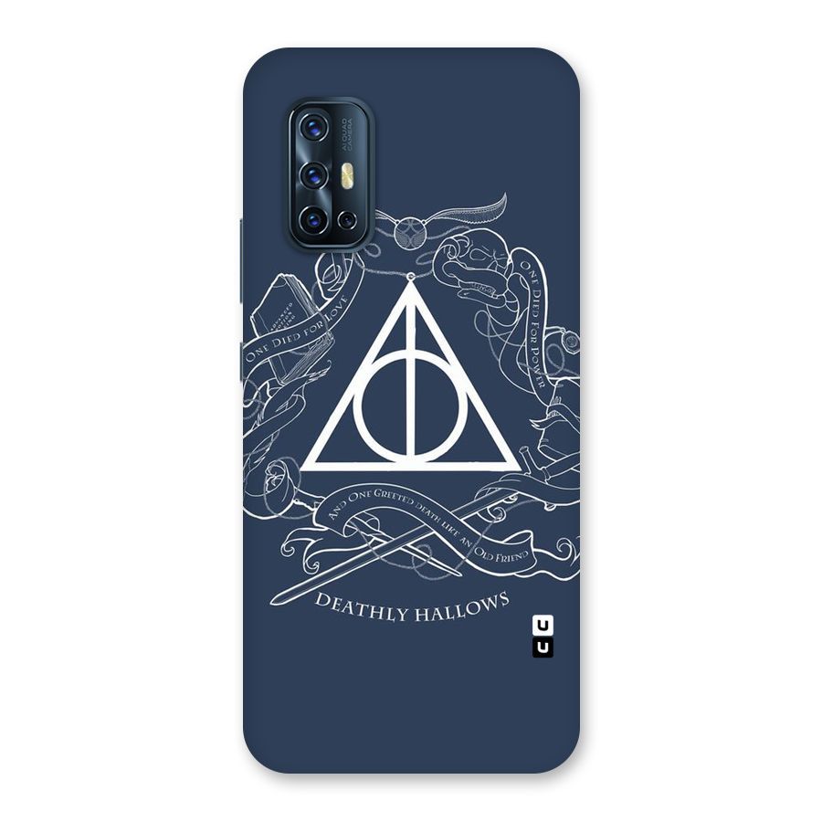 Triangle Blue Back Case for Vivo V17