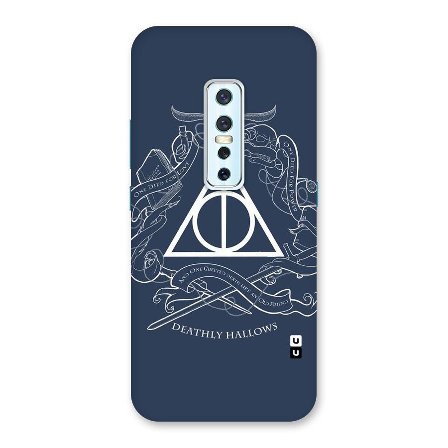 Triangle Blue Back Case for Vivo V17 Pro
