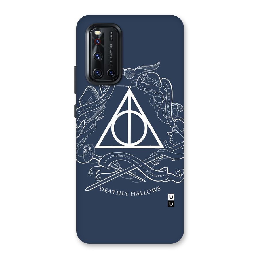 Triangle Blue Back Case for Vivo V19