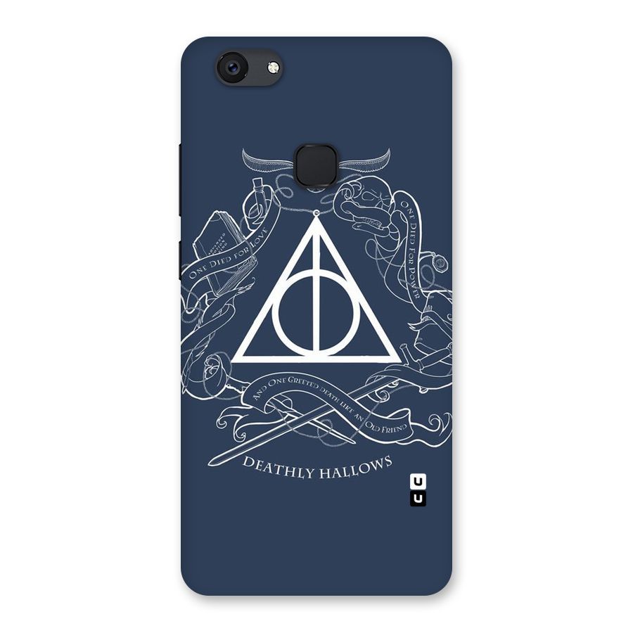Triangle Blue Back Case for Vivo V7 Plus