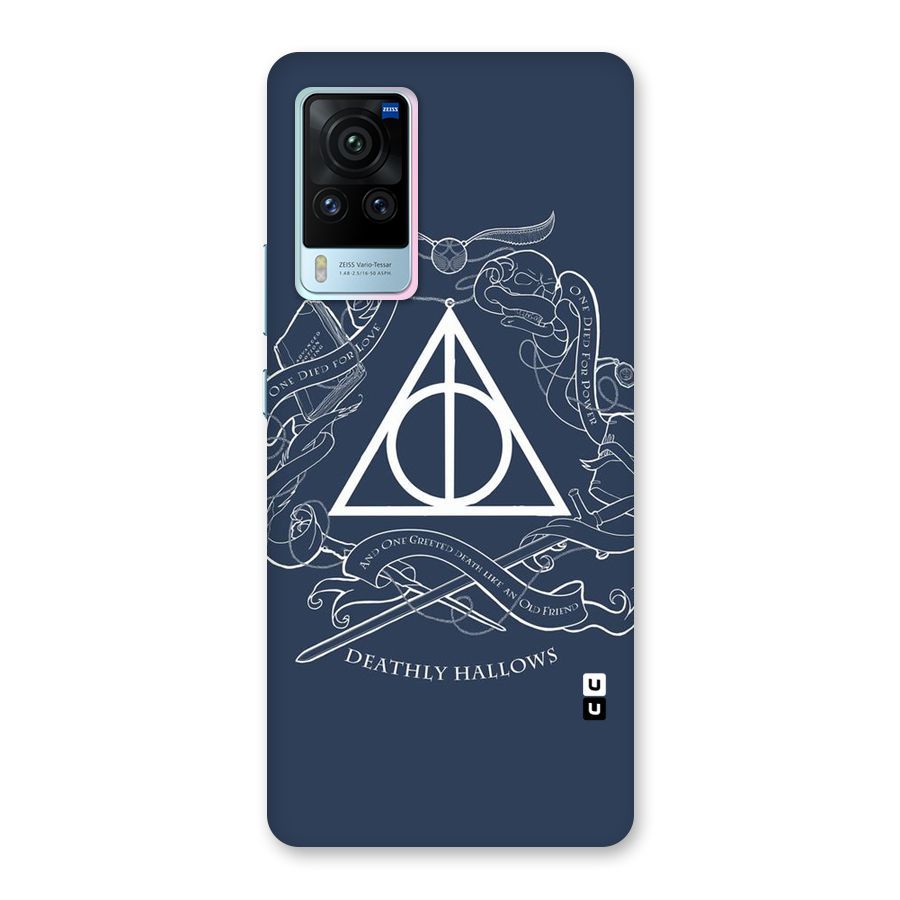 Triangle Blue Back Case for Vivo X60 Pro