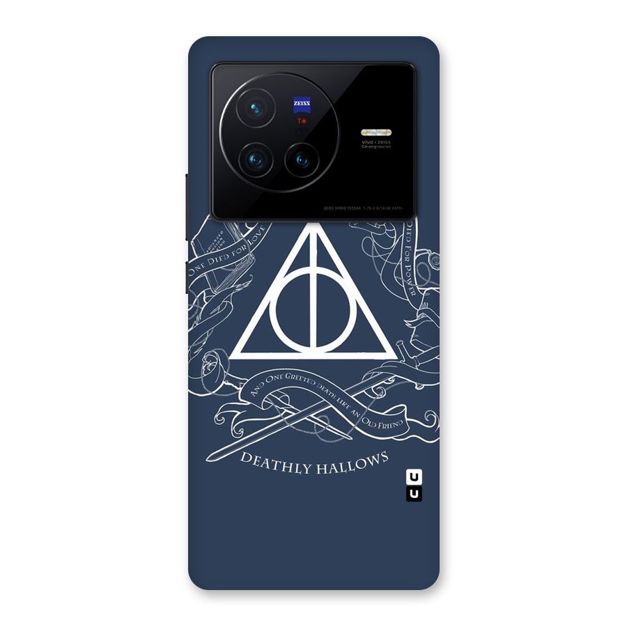 Triangle Blue Back Case for Vivo X80