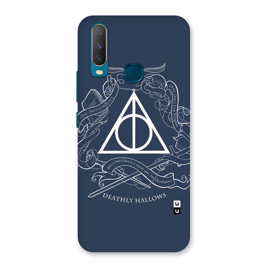 Triangle Blue Back Case for Vivo Y15