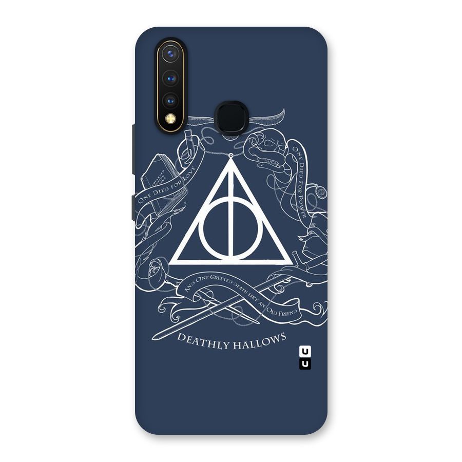 Triangle Blue Back Case for Vivo Y19