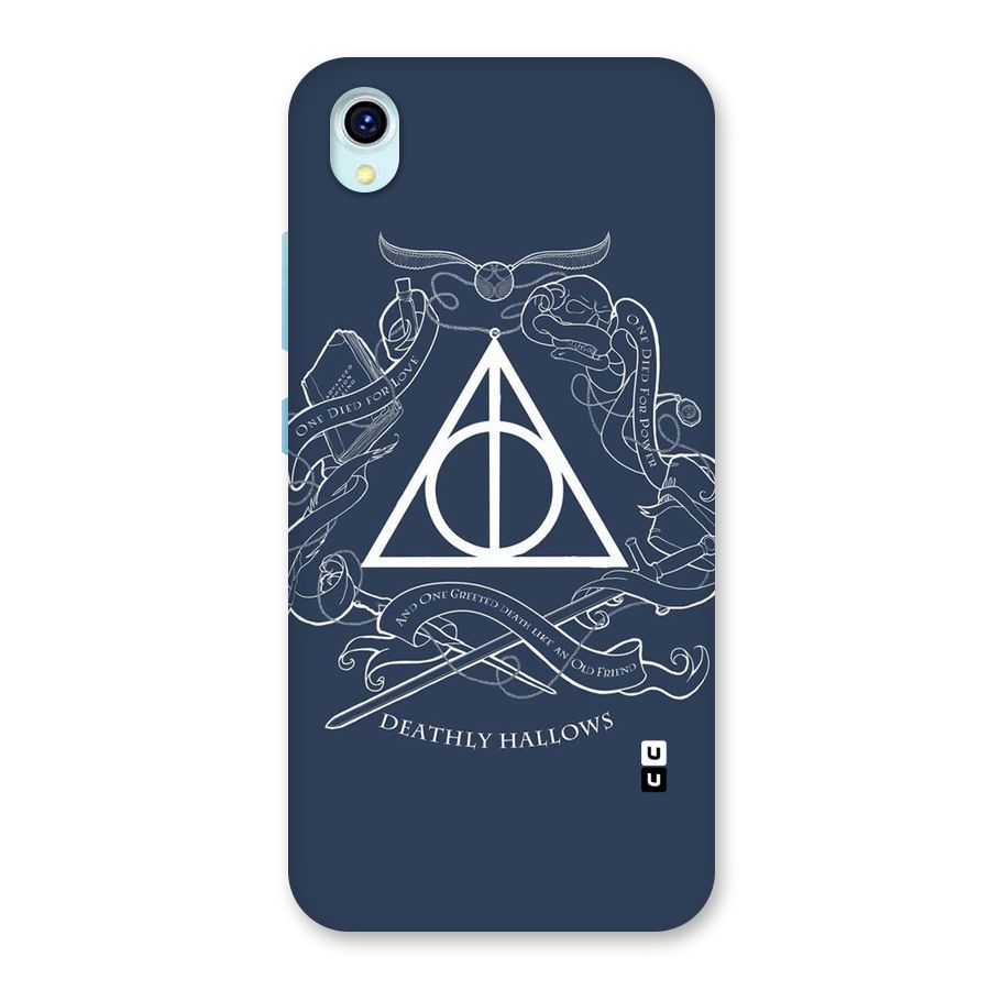 Triangle Blue Back Case for Vivo Y1s