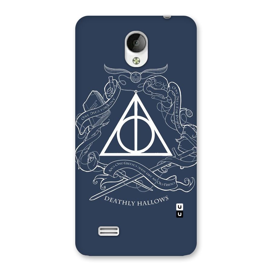 Triangle Blue Back Case for Vivo Y21