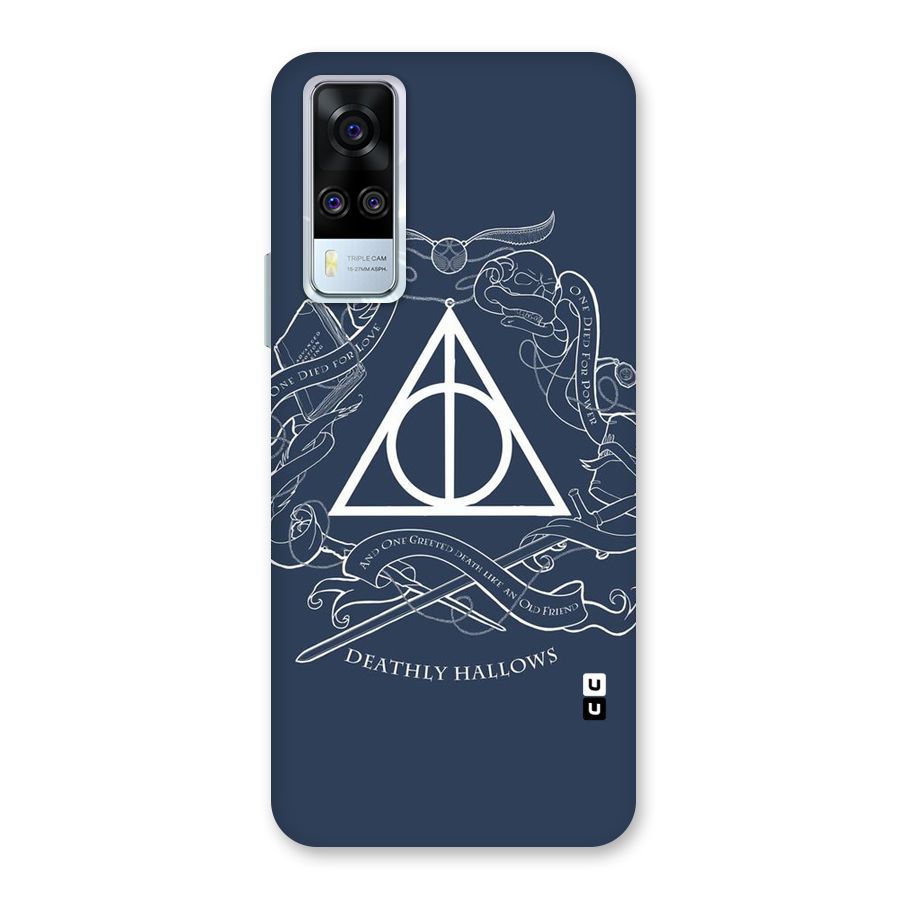 Triangle Blue Back Case for Vivo Y31