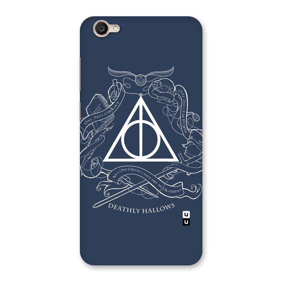 Triangle Blue Back Case for Vivo Y55s