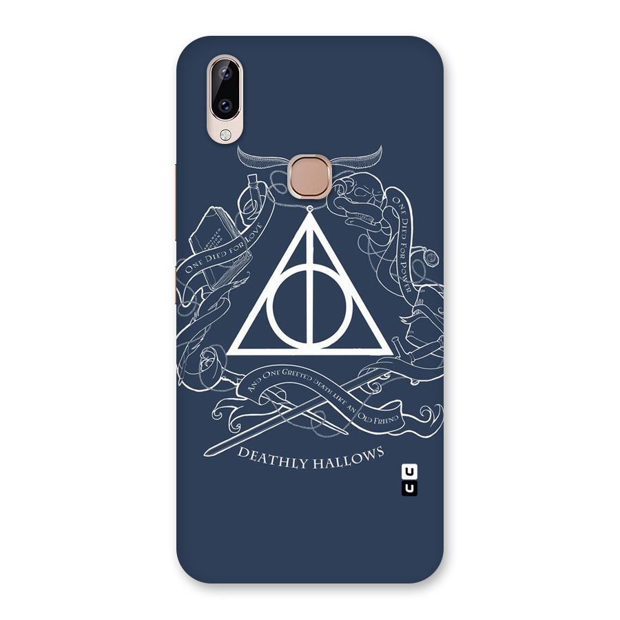 Triangle Blue Back Case for Vivo Y83 Pro