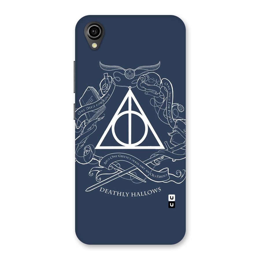 Triangle Blue Back Case for Vivo Y90