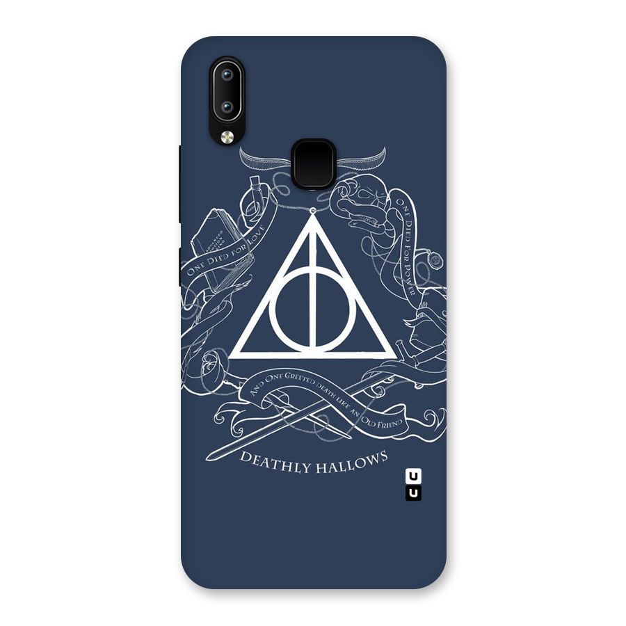 Triangle Blue Back Case for Vivo Y93