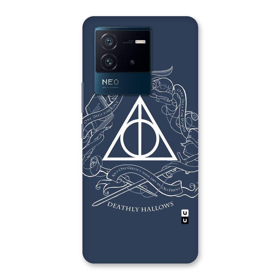 Triangle Blue Back Case for Vivo iQOO Neo 6 5G